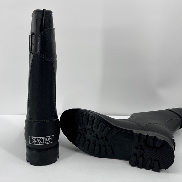 Kenneth Cole Reaction Men's Rainy Dayz Rubber Rain Boots - Black - Picture 4 of 8